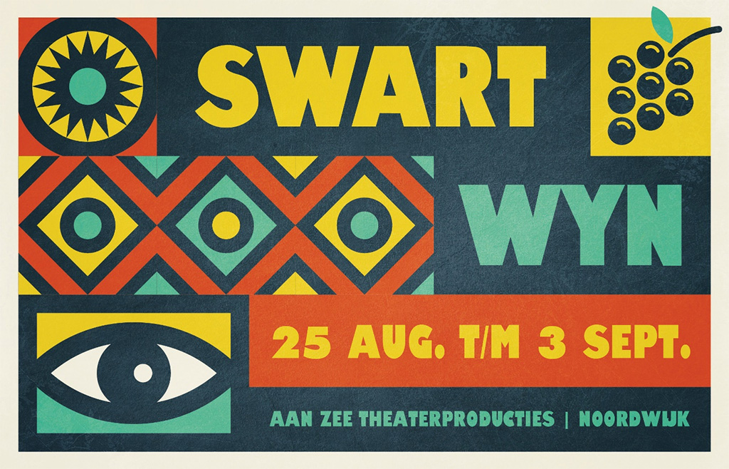 Toneelvoorstelling Swart Wyn, van 25 augustus tot en met 3 september te zien in Streekmuseum Veldzicht te Noordwijk.